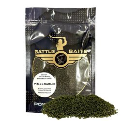 BATTLE BAITS SMOKE X LED 400гр - Риба и чесън 2мм, пушещи пелети