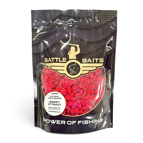 BATTLE BAITS CORN SEEDS FLUO 1kg, SWEET ATTRACT, варени царевични семена - Риболовни принадлежности TomaxShop ® BATTLE BAITS CORN SEEDS FLUO 1kg, SWEET ATTRACT, варени царевични семена - Риболовни принадлежности TomaxShop ®