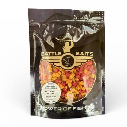 BATTLE BAITS CORN SEEDS FLUO 1kg, ATTRACT ROYAL, варени царевични семена